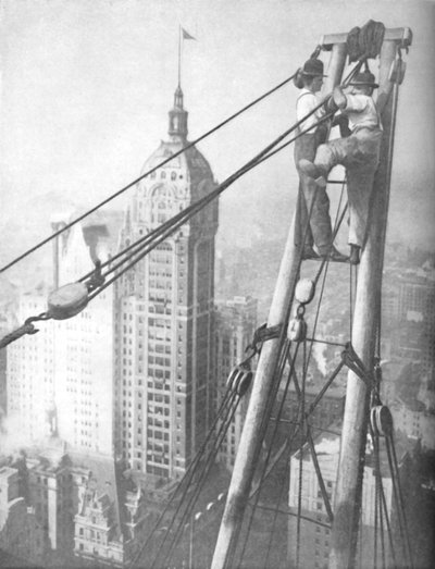 Hombres cuyo valor supera al de un montañero en un precipicio, c. 1935 de Unbekannt