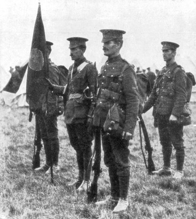 Hombres de la Infantería Ligera Canadiense de la Princesa Patricia, 1915 de Unbekannt
