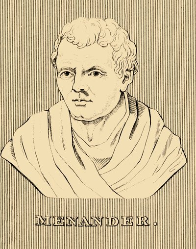 Menandro, c342-290 a.C., 1830 de Unbekannt