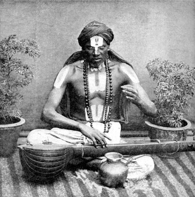 Mendicidad adoptada en nombre de Vishnu, India, 1922 de Unbekannt