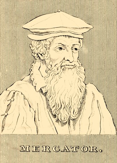 Mercator, 1512-1594, 1830 de Unbekannt