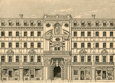 Capilla de los Merceros, reconstruida después del incendio, 1897 de Unbekannt