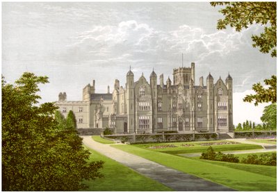 Merevale Hall, Warwickshire, hogar de la familia Dugdale, c1880 de Unbekannt