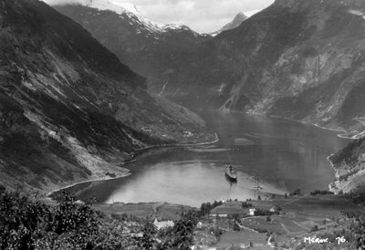 Merok, Geirangerfjord, Noruega, 1929 de Unbekannt