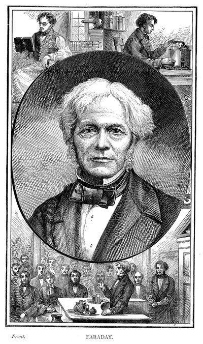 Michael Faraday, físico y químico británico, 1881 de Unbekannt