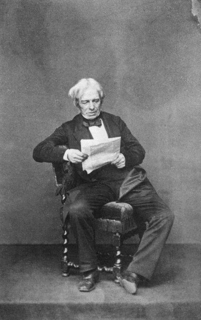 Michael Faraday, físico y químico británico, c1850-1867 de Unbekannt