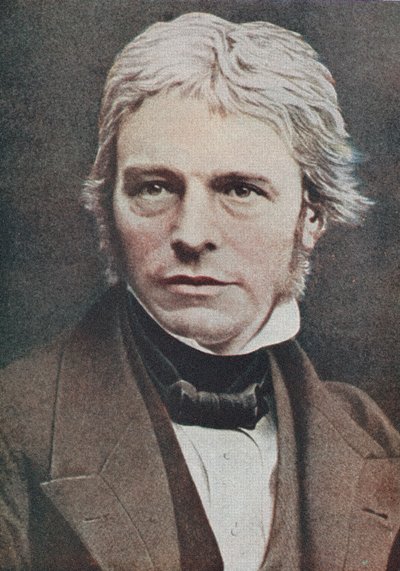 Michael Faraday, físico y químico británico, mediados del siglo XIX de Unbekannt