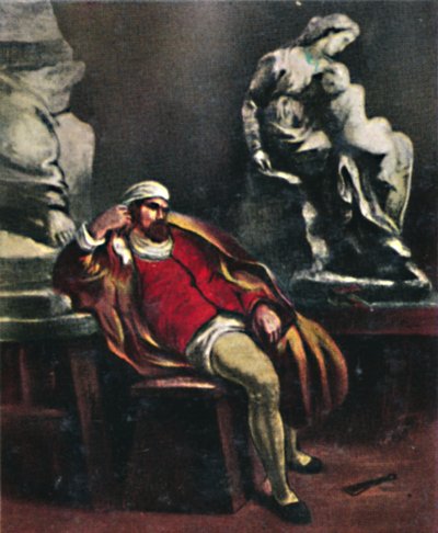 Miguel Ángel 1475-1564. - Pintura de Delacroix, 1934 de Unbekannt