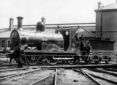 Locomotora 2-4-0 Rob Roy del Ferrocarril Midlands y Great Western de Irlanda, 1873 de Unbekannt