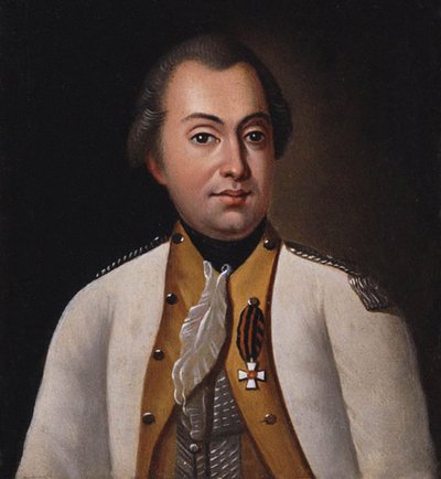 Mijaíl Kutúzov con el uniforme del Regimiento de Piquineros de Lugansk, 1788, siglo XIX de Unbekannt
