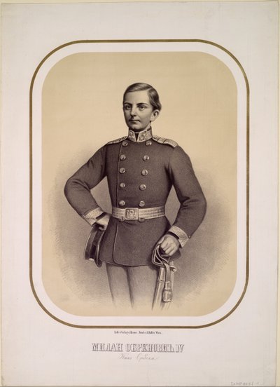 Milán I 1854-1901, Rey de Serbia, c. 1869 de Unbekannt