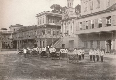 Policía militar: Una sección de ametralladoras, 1914 de Unbekannt