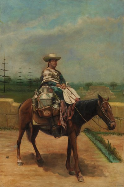 Mujer lechera, ca. 1890-1892 de Unbekannt