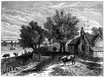 Millbank, Londres, c. 1800 1891 de Unbekannt
