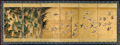 Millet y Pájaros, ca. 1625 de Unbekannt