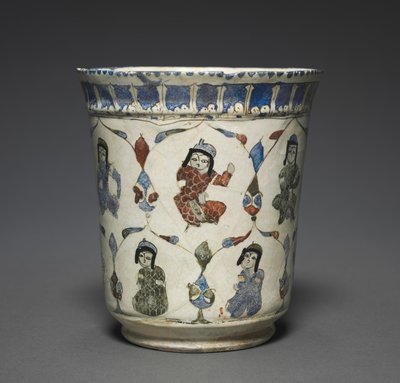 Vaso Minai con príncipes sentados, 1180-1220 de Unbekannt