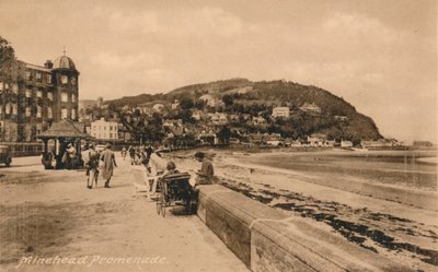 Paseo marítimo de Minehead, Somerset, c1930s de Unbekannt
