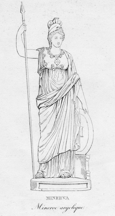 Minerva Minerve argolique, c1850 de Unbekannt