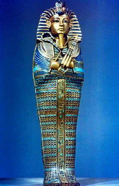 Cofre canópico en miniatura de la tumba de Tutankamón, siglo XIV a.C. de Unbekannt