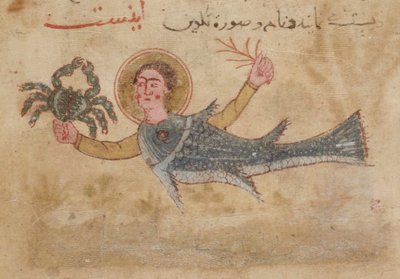 Miniatura de la Selección de tesoros astrológicos por Rumi, ca 1273 de Unbekannt