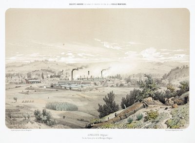 Minería, mina de zinc en Angleur, Bélgica de Unbekannt