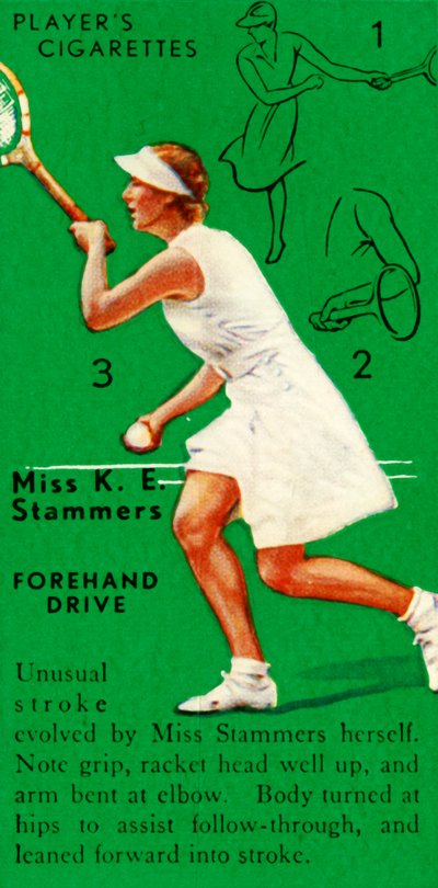 Miss K. E. Stammers - Golpe de derecha, c1935 de Unbekannt