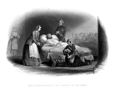 Miss Nightingale y el Ejército en el Este, c1860 de Unbekannt
