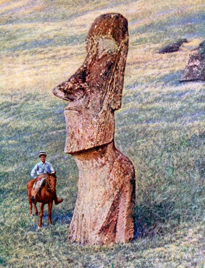 Estatuas Moai, Isla de Pascua, Chile, 1933-1934 de Unbekannt