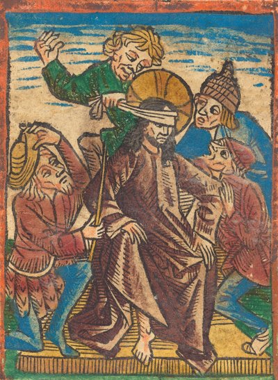 La burla de Cristo, c. 1490 de Unbekannt