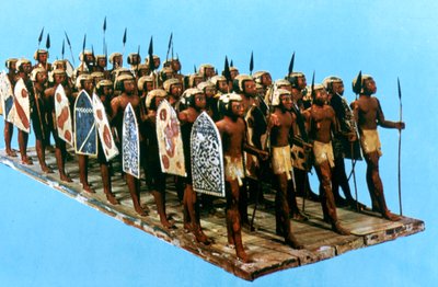 Modelos de piqueros, Tumba de Mesehti, XII Dinastía de Unbekannt
