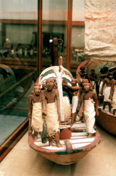 Barco modelo, Antiguo Egipto, siglo XIV a.C. de Unbekannt