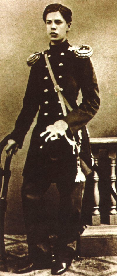 Modest Mussorgsky, compositor ruso, de joven, finales de 1850 de Unbekannt