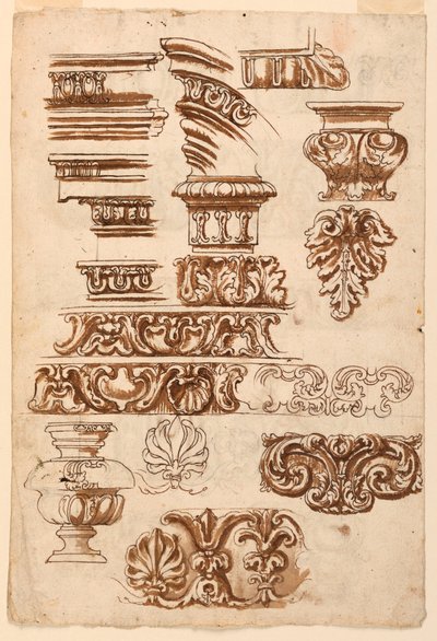 Moldura y ornamentación de Unbekannt