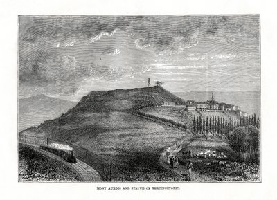 Mont Auxois y la estatua de Vercingétorix, Francia, 1879 de Unbekannt