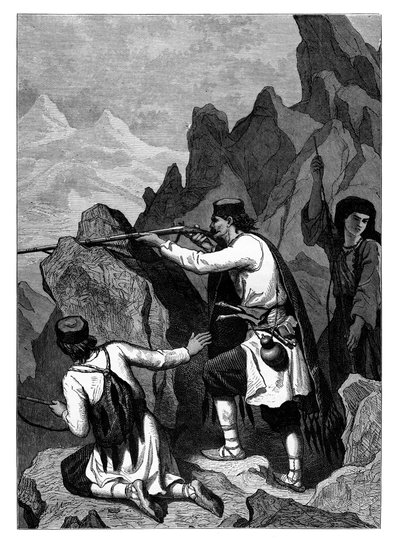 Montenegrinos, c. 1890 de Unbekannt