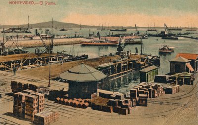 Montevideo - El Puerto, c1900 de Unbekannt