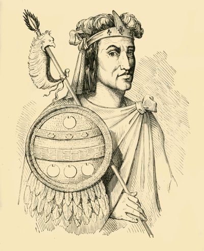 Montezuma, 1519-1520, 1890 de Unbekannt