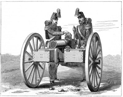 Montigny mitrailleuse, 1870 de Unbekannt