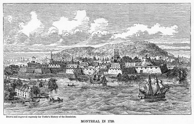 Montreal en 1729, 1877 de Unbekannt