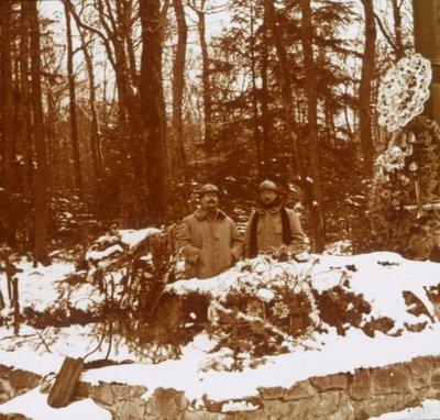 Monumento de los Cazadores, Col de la Chipotte, este de Francia, c1914-c1918 de Unbekannt