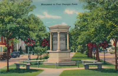 Monumento a cuatro poetas de Georgia, 1943 de Unbekannt