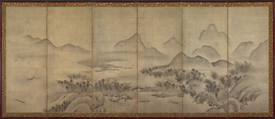Paisaje a la luz de la luna, finales del siglo XVI de Unbekannt