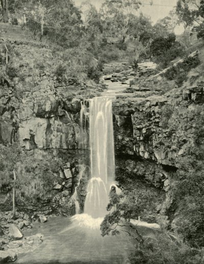 Cascadas de Moorabool, Victoria, 1901 de Unbekannt