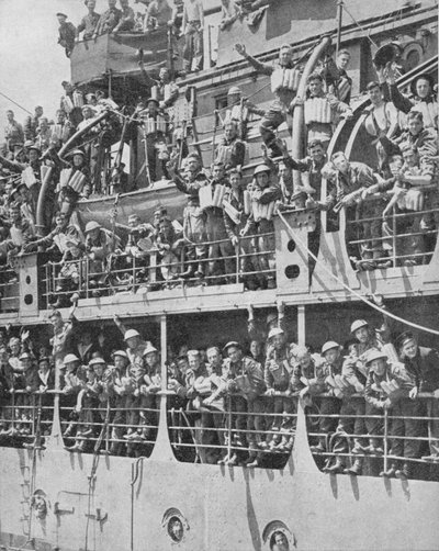 Más tropas británicas en ayuda de Francia, 1940 de Unbekannt