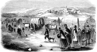 Mormones en la travesía de Illinois a Utah, 1846 1853 de Unbekannt