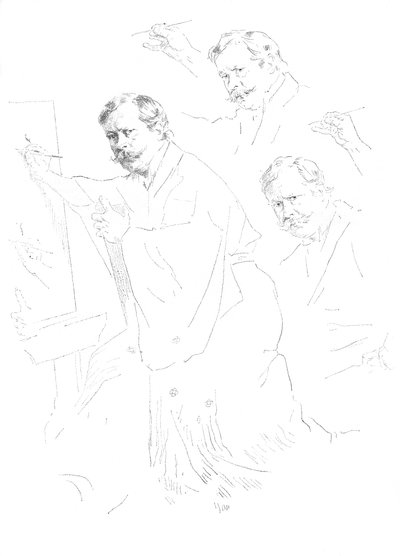 Mortimer Menpes, Dibujado por Él Mismo, 1899 de Unbekannt