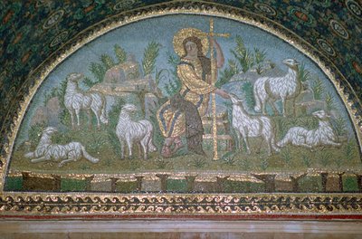 Mosaico de Cristo el Buen Pastor, siglo V a.C. de Unbekannt