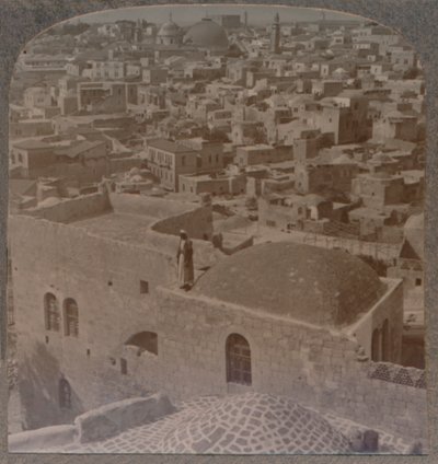 Barrio musulmán de Jerusalén, de la Escuela Inglesa, c. 1900 de Unbekannt