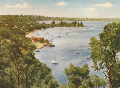 Bahía de Mosman, Keanes Point, Peppermint Grove, c1947 de Unbekannt