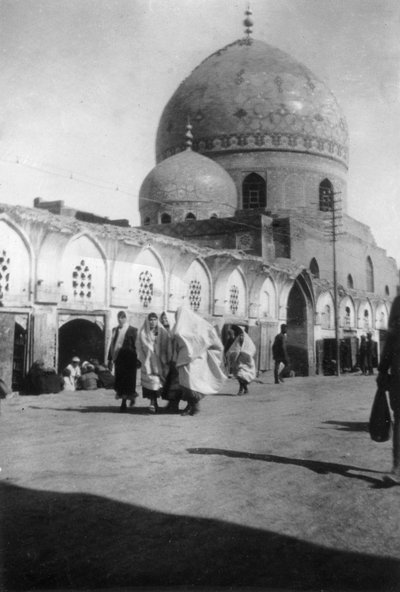 Mezquita en la calle Nueva, Bagdad, Irak, 1917-1919 de Unbekannt